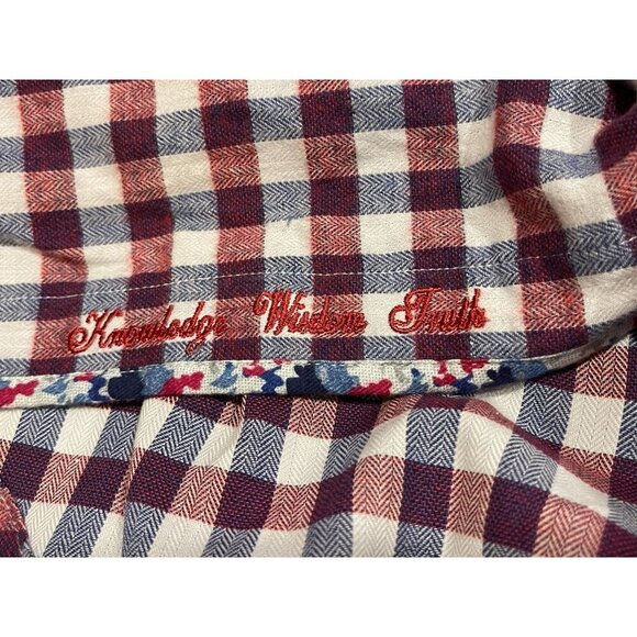 Robert Graham Gunzer Classic Fit Check Button-Down Shirt NWT Brushed Cotton Sm - Picture 9 of 10